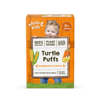 Turtle Puffs - Sweetcorn and Carrot 10g | Whole Kids - Past Best Before Date